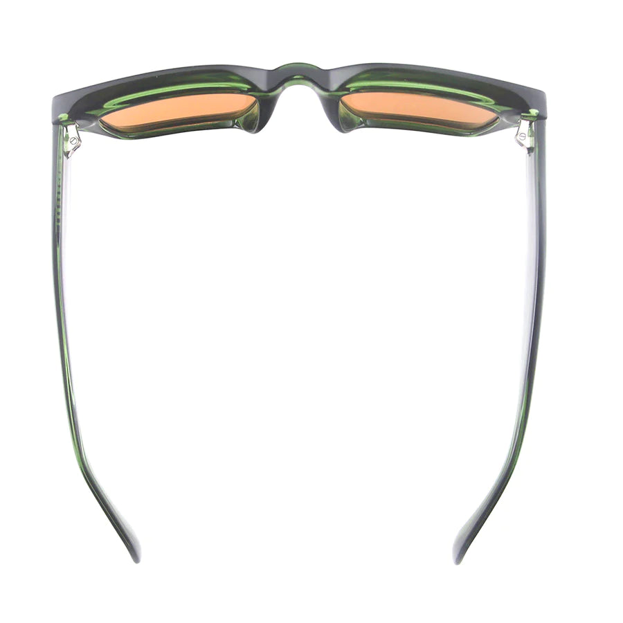 Ryan Simkhai Eyeshop Dylan Sunglasses Crystal Clear Green