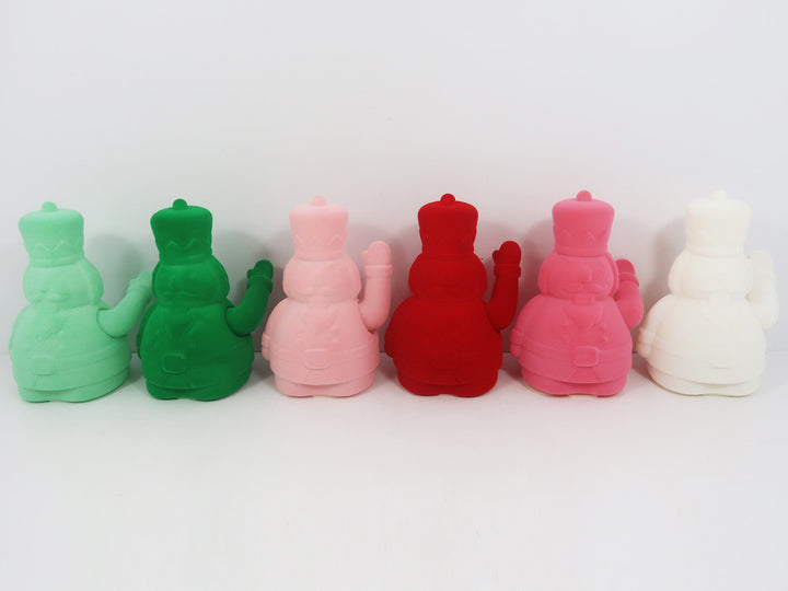 Flocked Waving Nutcracker