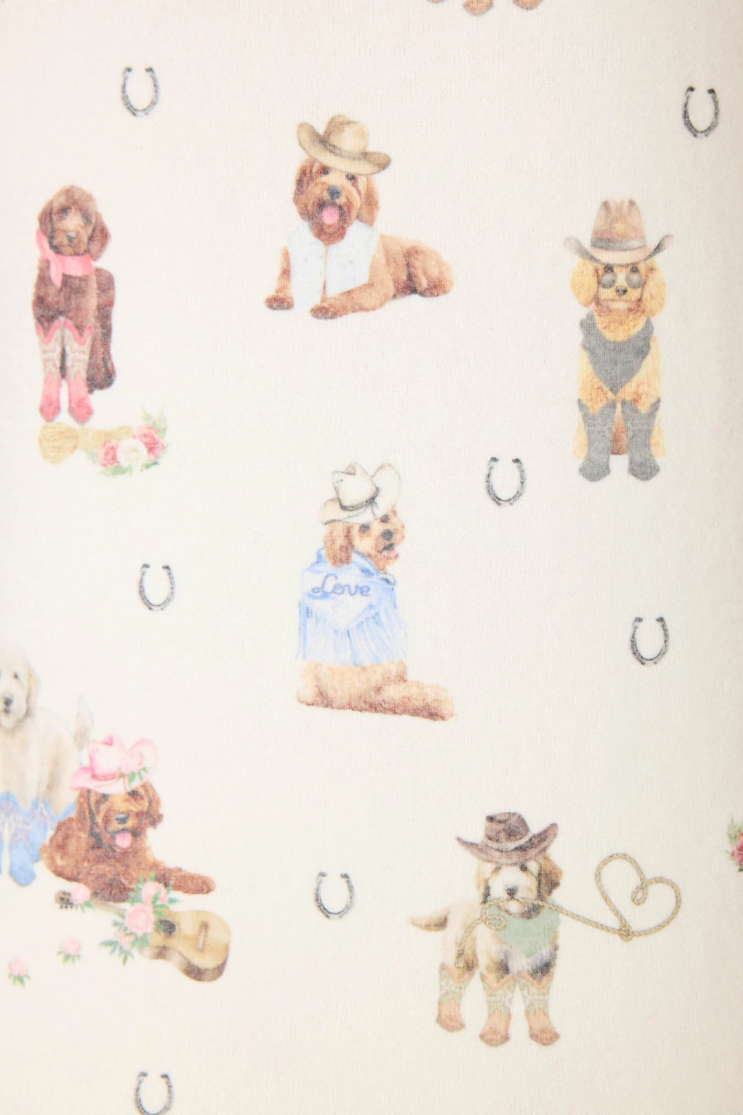 P.J. Salvage Ruff on The Range Dog Print Pant