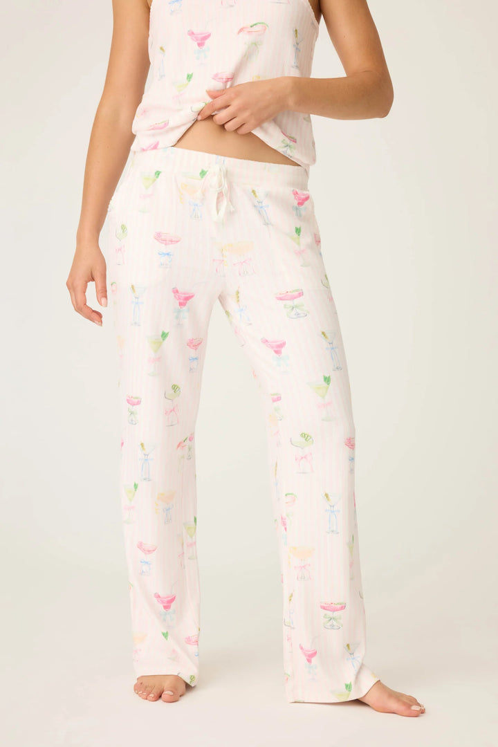 P.J. Salvage Open Leg Pant Pretty Punch
