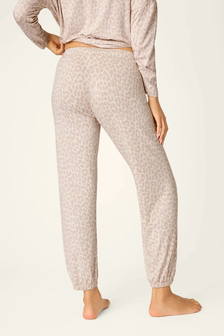 P.J. Salvage Luxe Leopard Dreams Banded Pants