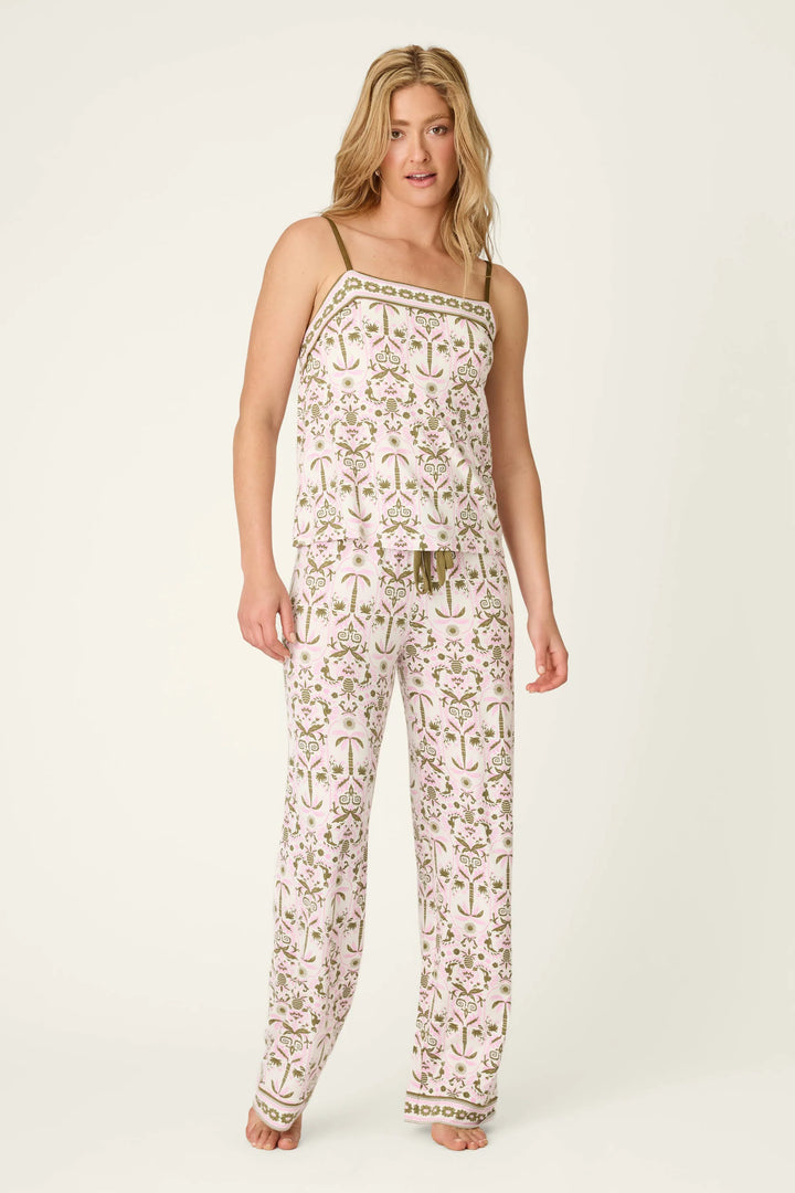 P.J. Salvage Déjà Vu Dreams Tiki Time Long PJ Set