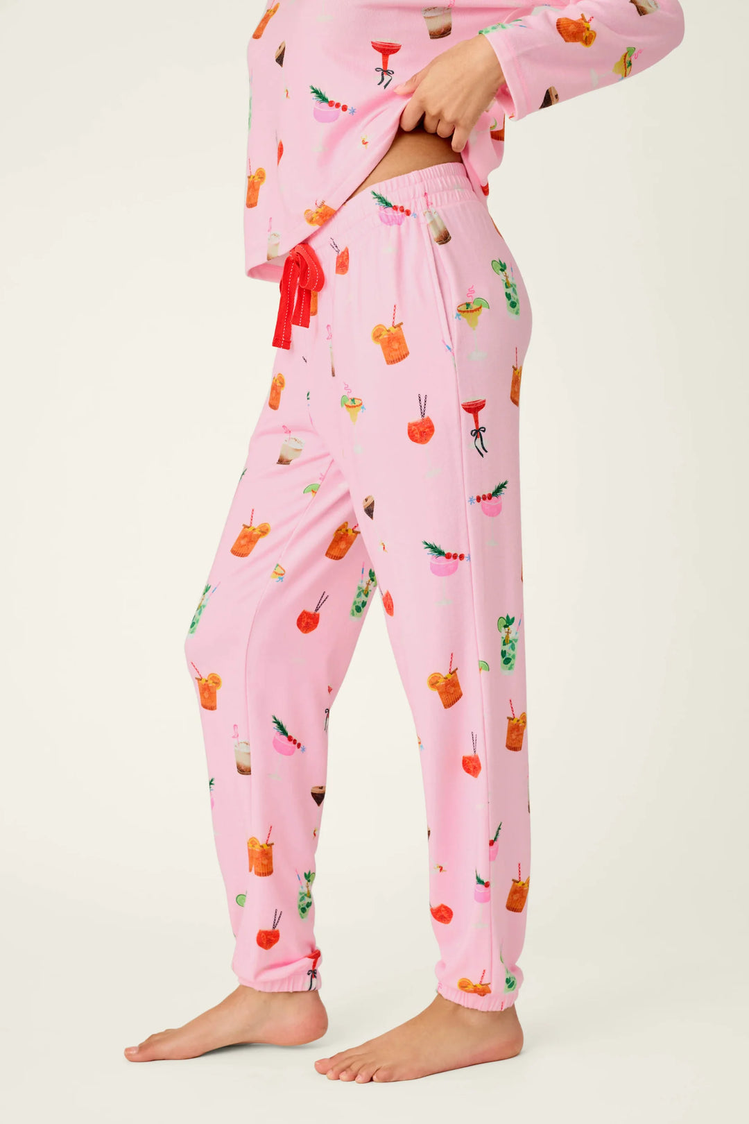 P.J. Salvage First Chair, Last Call Cocktail Print Jogger Pajama Pants