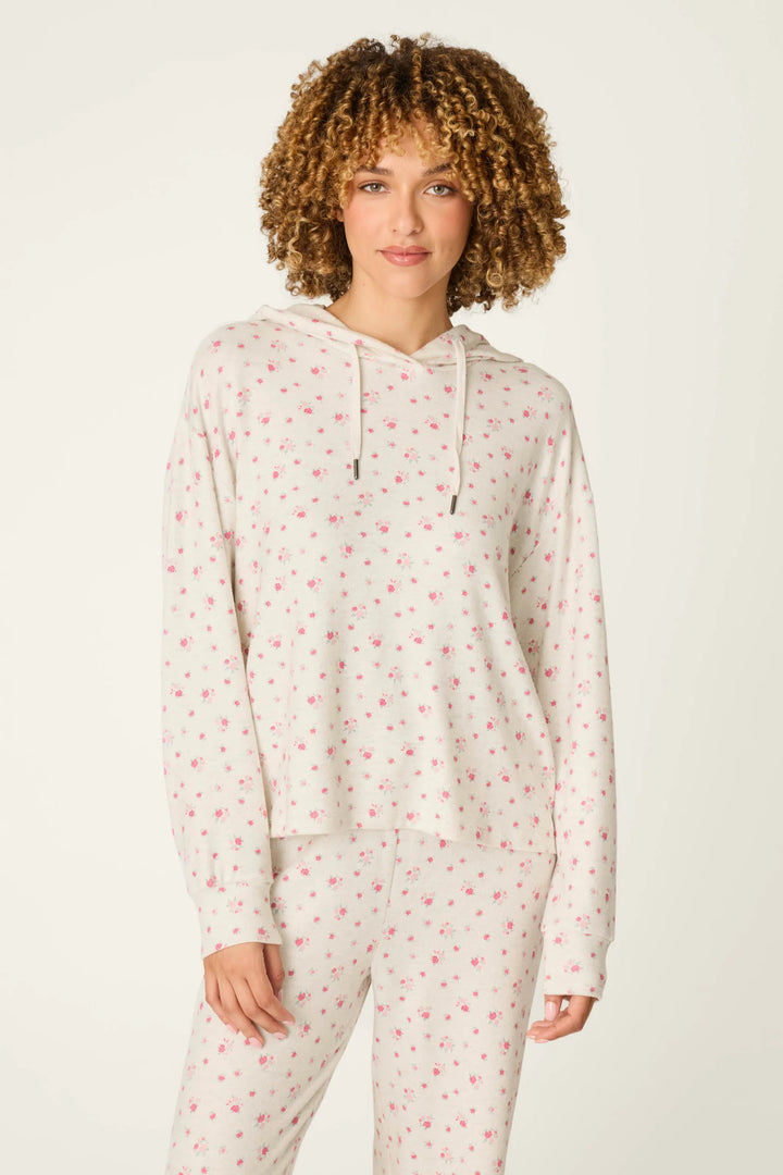 P.J. Salvage Romantic Rose Ditsy Floral Print Hoodie