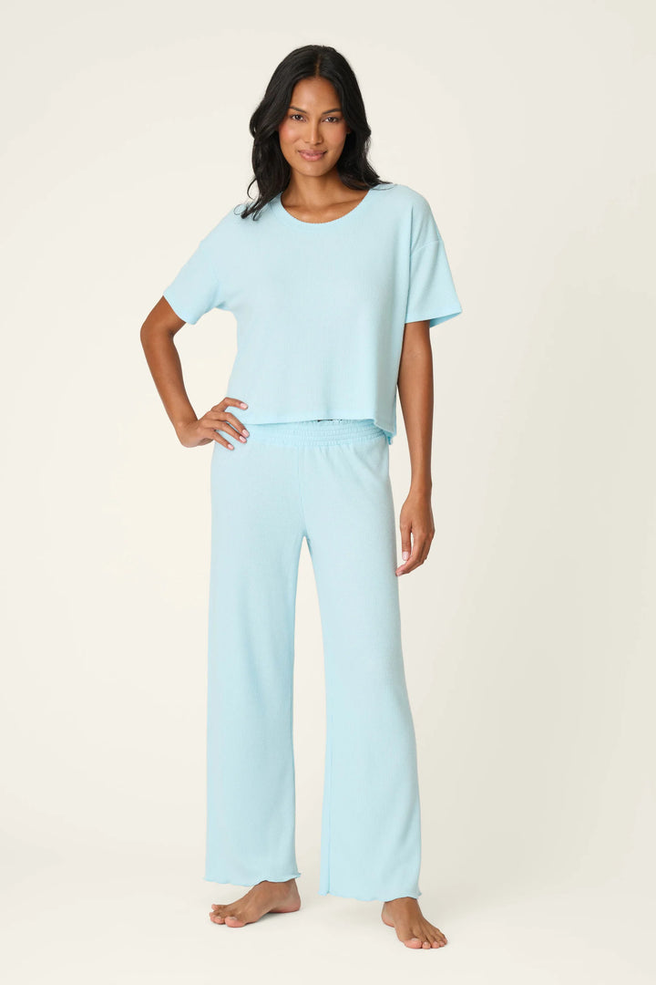 P.J. Salvage Weekend Waffles Cropped PJ Set
