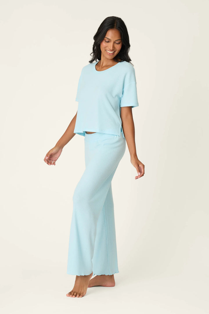P.J. Salvage Weekend Waffles Cropped PJ Set