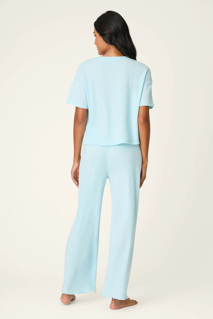 P.J. Salvage Weekend Waffles Cropped PJ Set