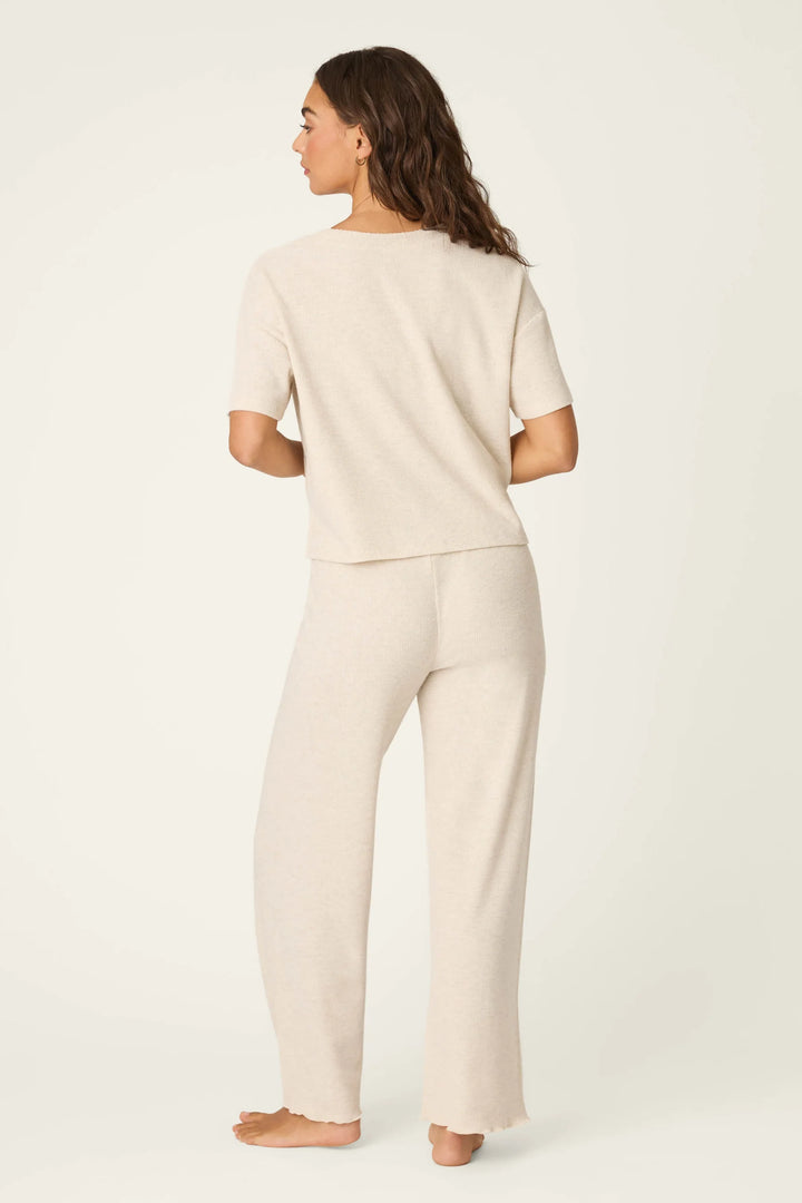 P.J. Salvage Weekend Waffles Cropped PJ Set
