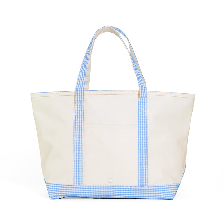 TRVL Design Maxi Tote Coated Canvas Natural with Trim