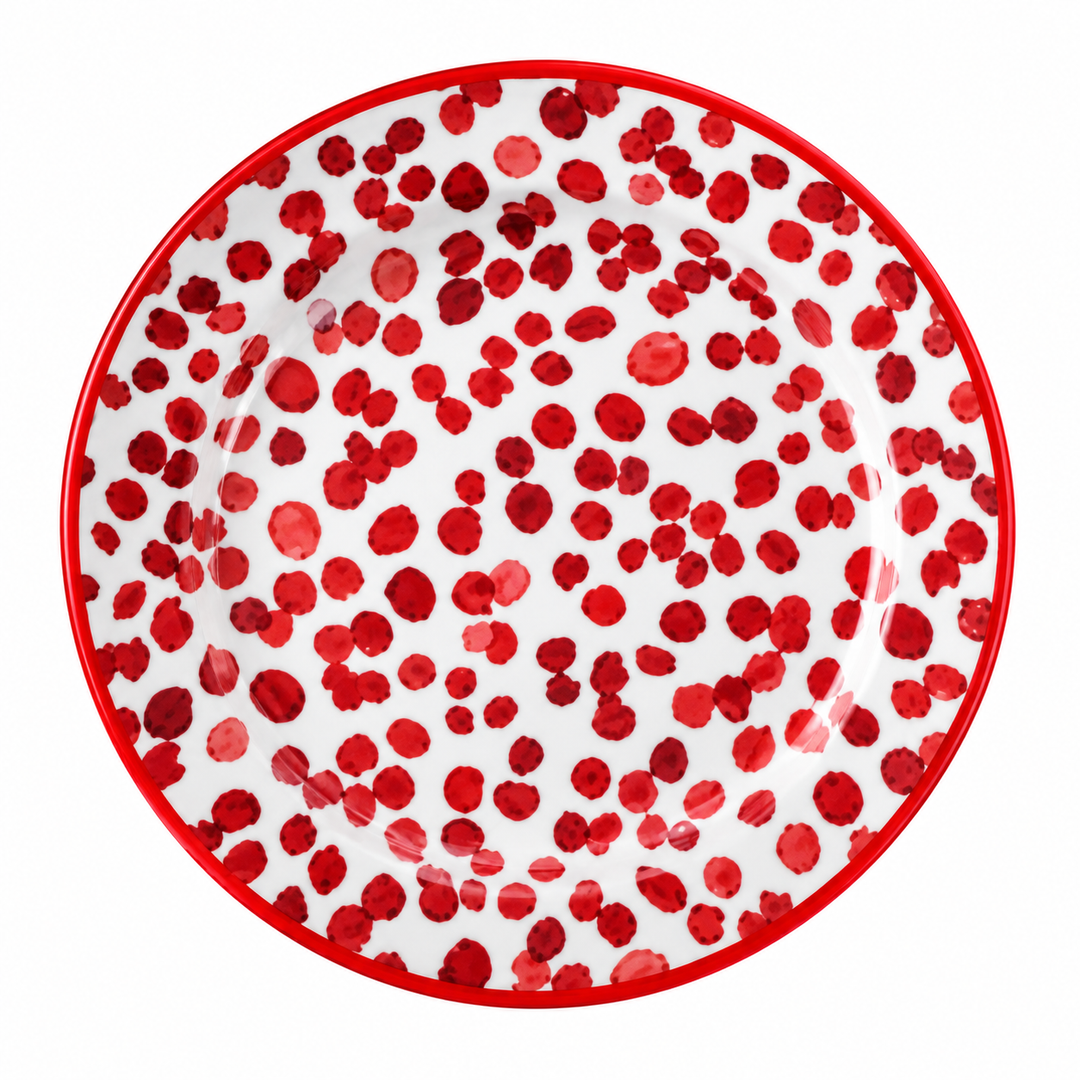 Holly & Berry Melamine Dinner Plate