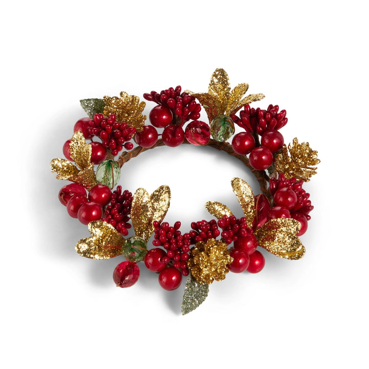 Red and Gold Candle Ring