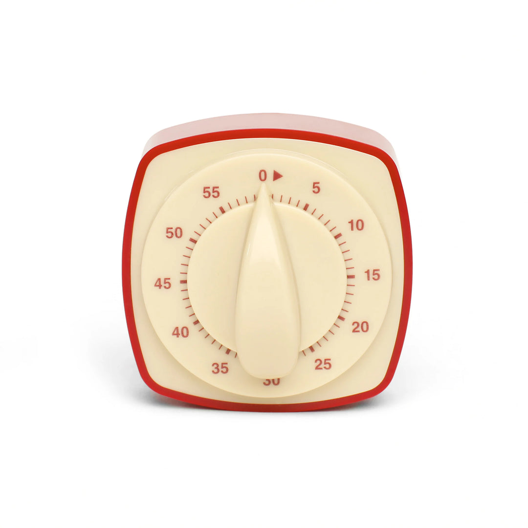Kikkerland Retro Kitchen Timer (Styles May Vary)