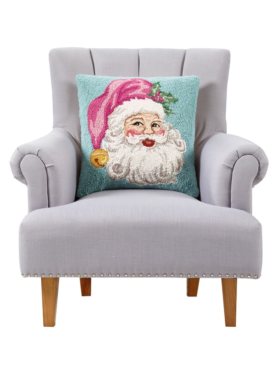 Peking Handicrafts Retro Pink Santa Hook Pillow