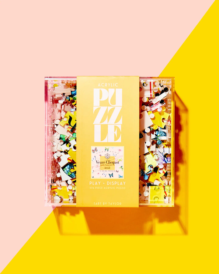 Tart by Taylor Veuve Clicquot Rosé Butterfly Acrylic Puzzle