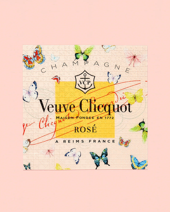 Tart by Taylor Veuve Clicquot Rosé Butterfly Acrylic Puzzle
