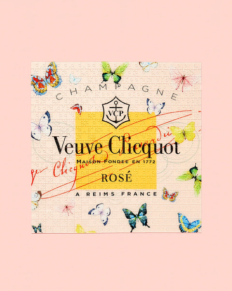 Tart by Taylor - Veuve Clicquot Rosé Butterfly Acrylic Puzzle