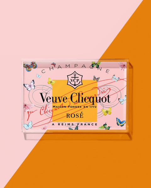 Tart by Taylor - Veuve Clicquot Rosé Butterfly Small Tray