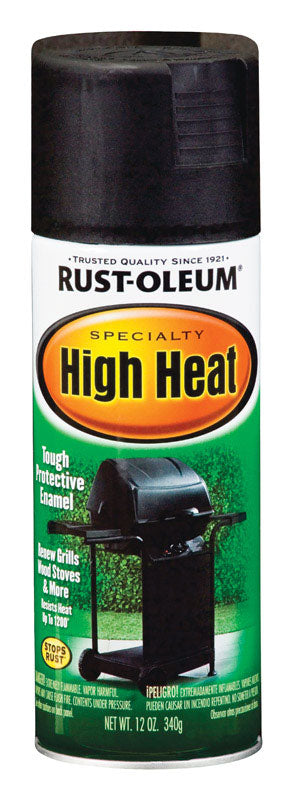 Rust-Oleum Specialty High Heat Spray Paint - Satin Bar-B-Que Black