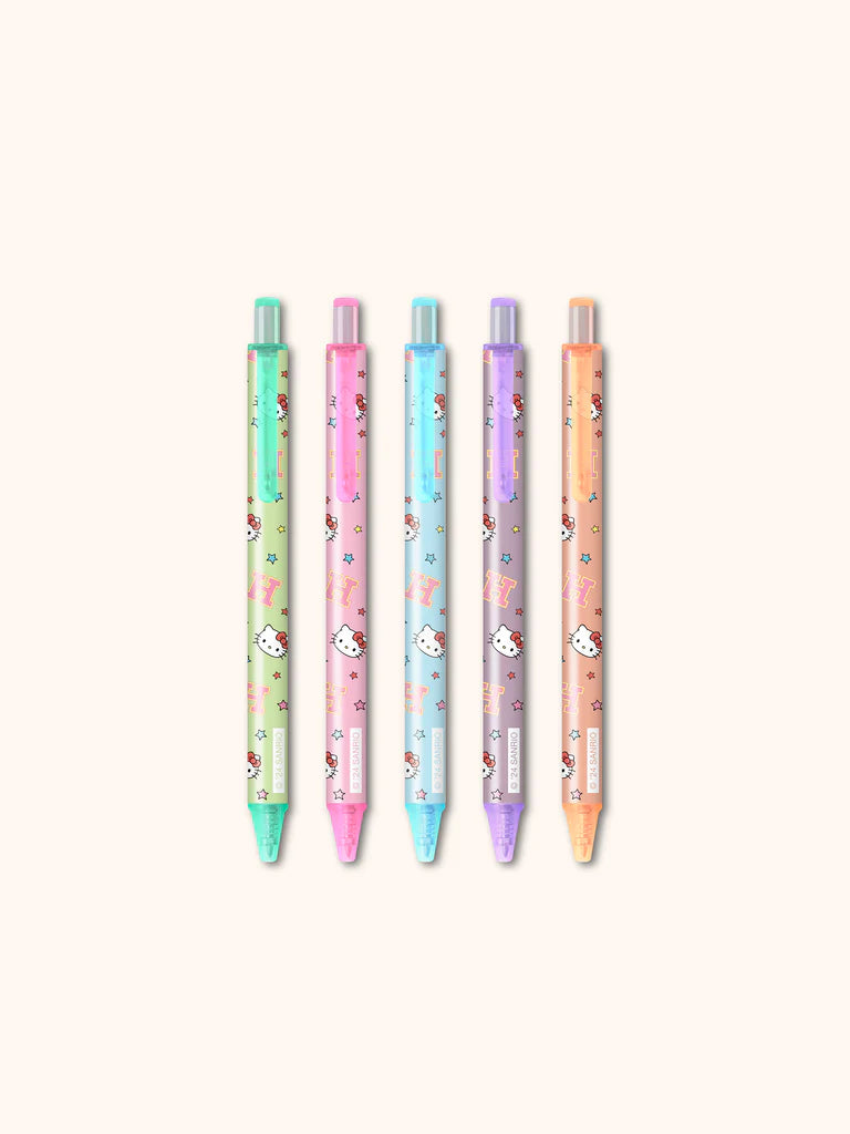 Hello Kitty College Letters Gel Pens
