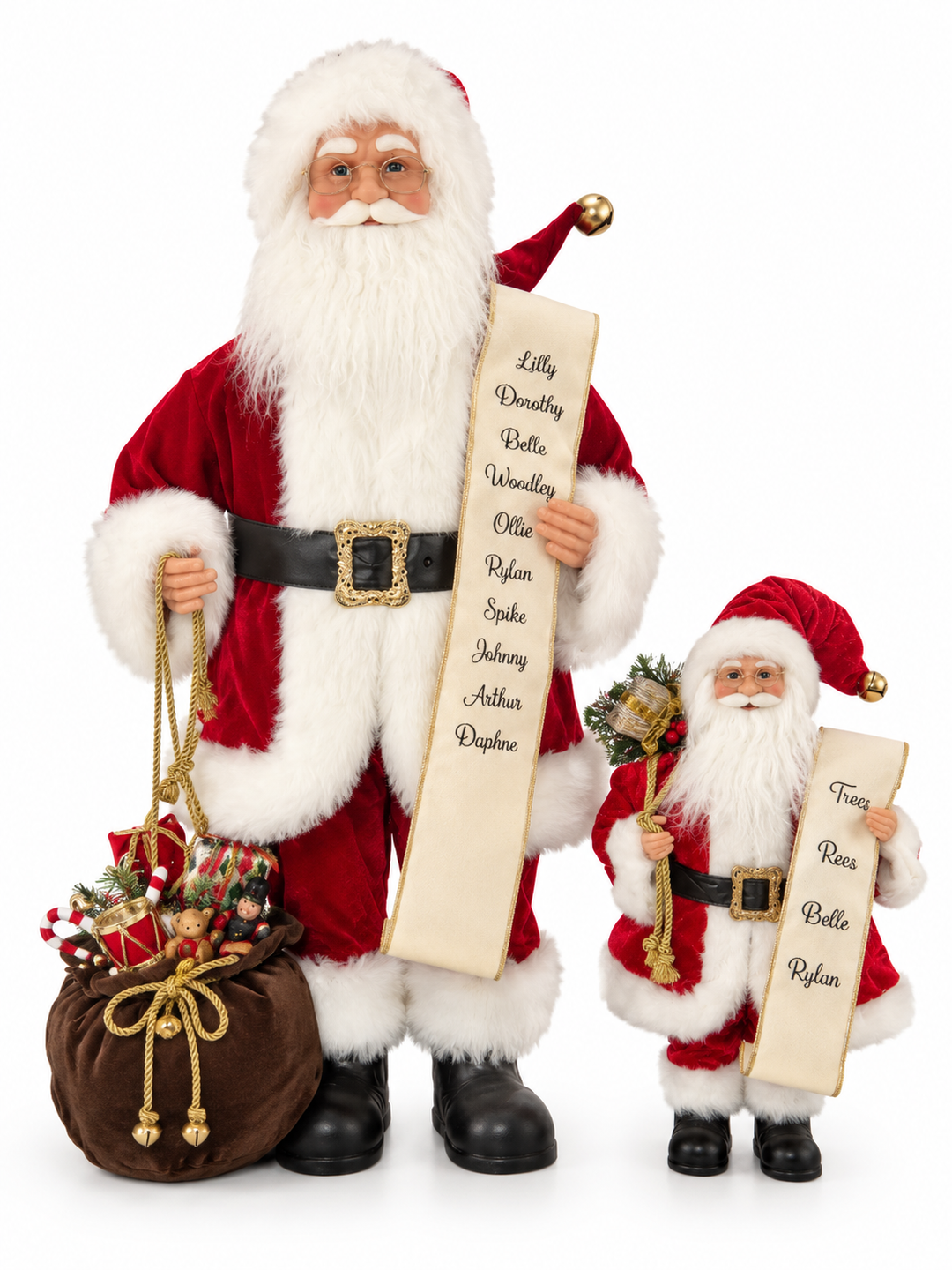Kurt Adler Personalize Santa with Custom Nice List