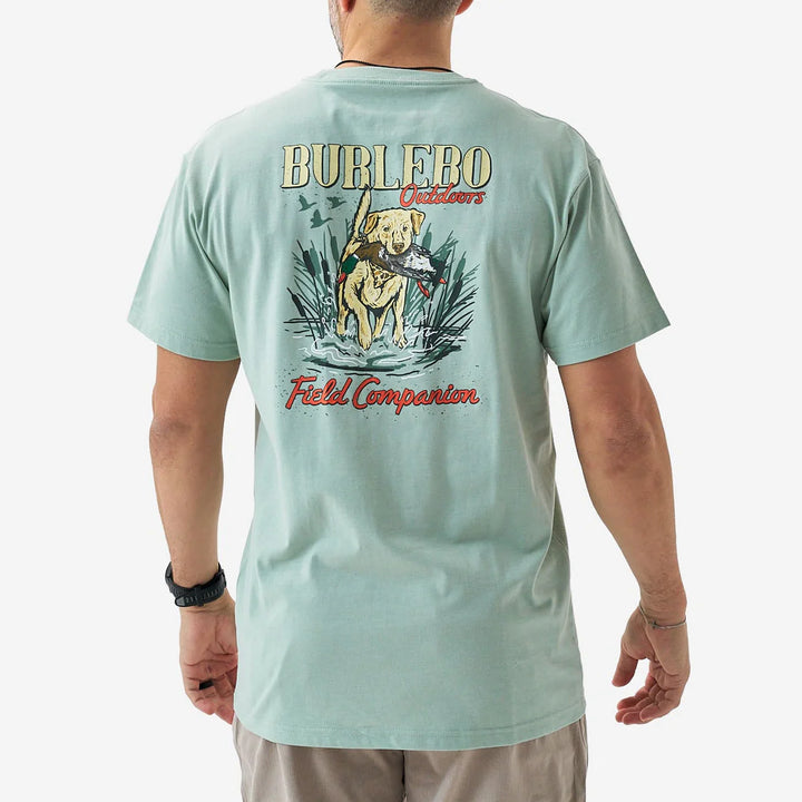 Burlebo Men's Sage Field Champion Tee Shirt