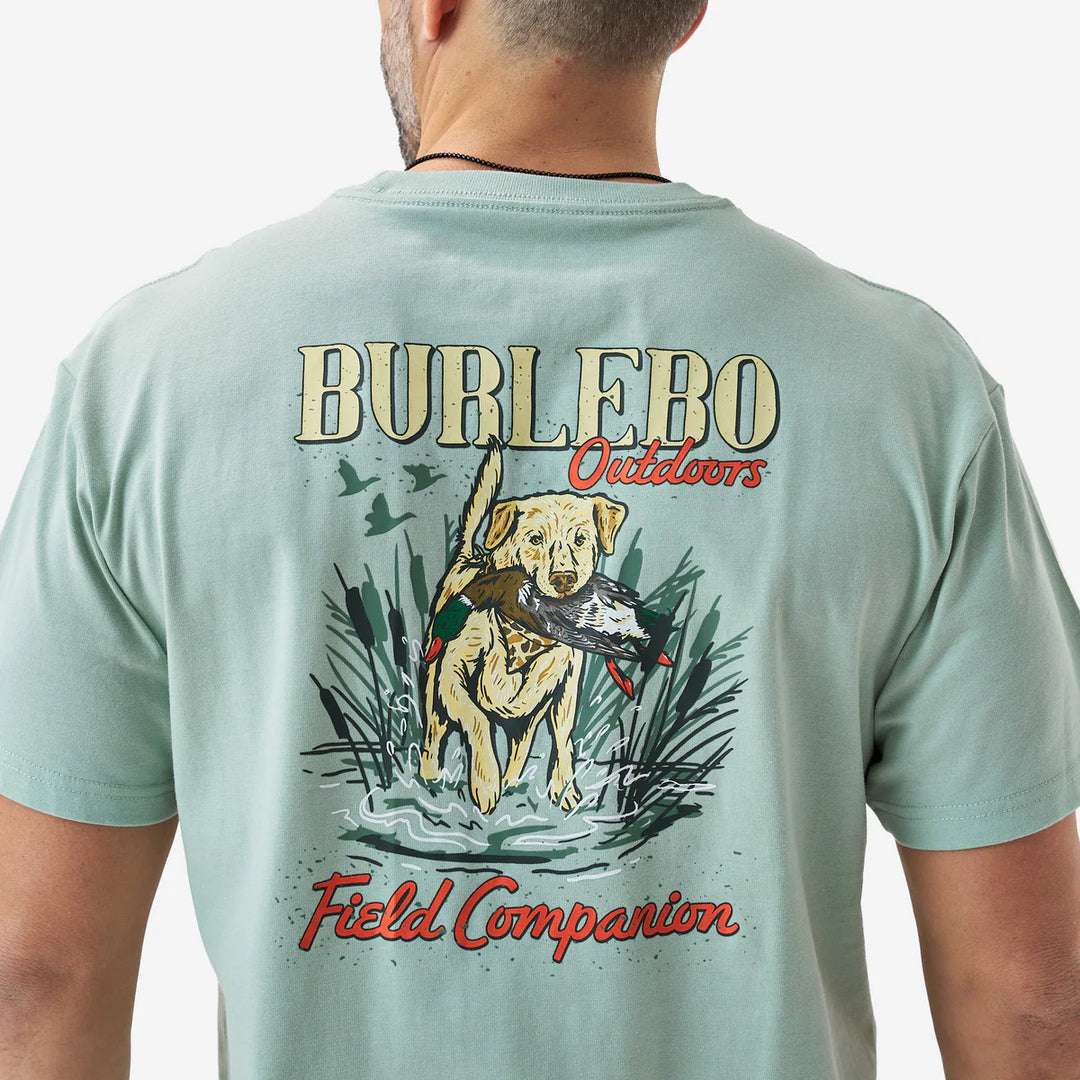 Burlebo Men's Sage Field Champion Tee Shirt