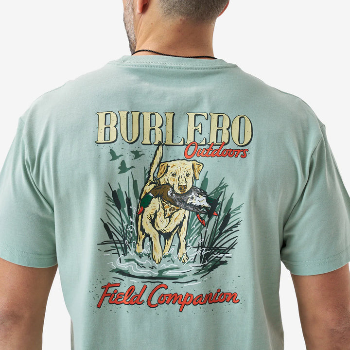 Burlebo Men's Sage Field Champion Tee Shirt