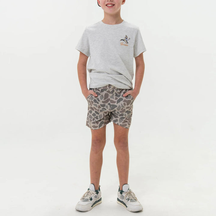 Burlebo Kid's Classic Deer Camo Everyday Short