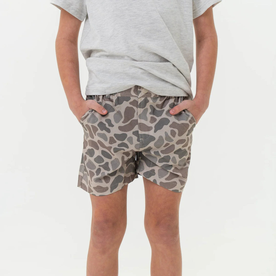 Burlebo Kid's Classic Deer Camo Everyday Short