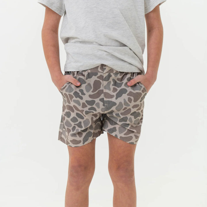 Burlebo Kid's Classic Deer Camo Everyday Short