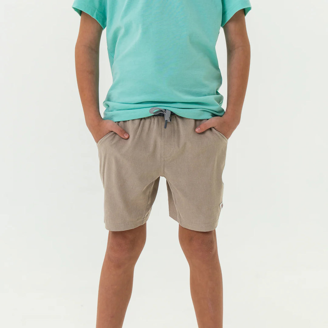 Burlebo Kid's Heather Athletic Short