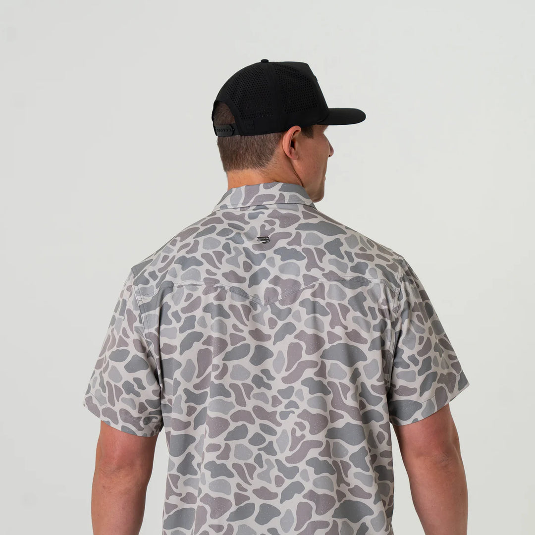 Burlebo Classic Deer Camo Performance Western Shirt