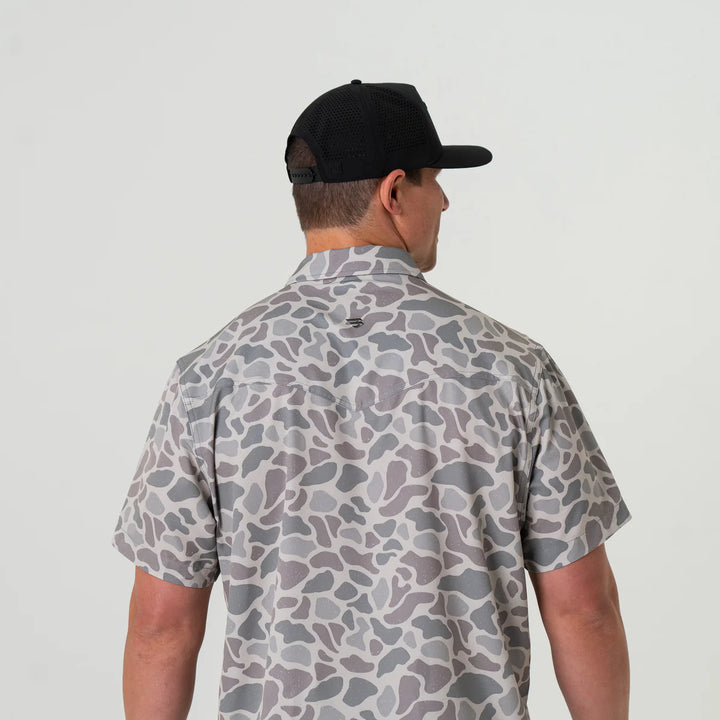 Burlebo Classic Deer Camo Performance Western Shirt