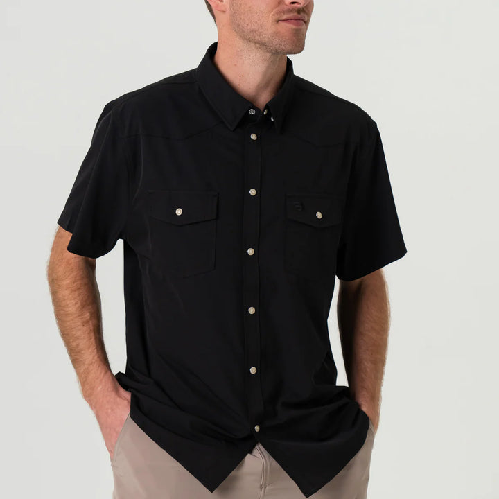 Burlebo Black Performance Western Shirt