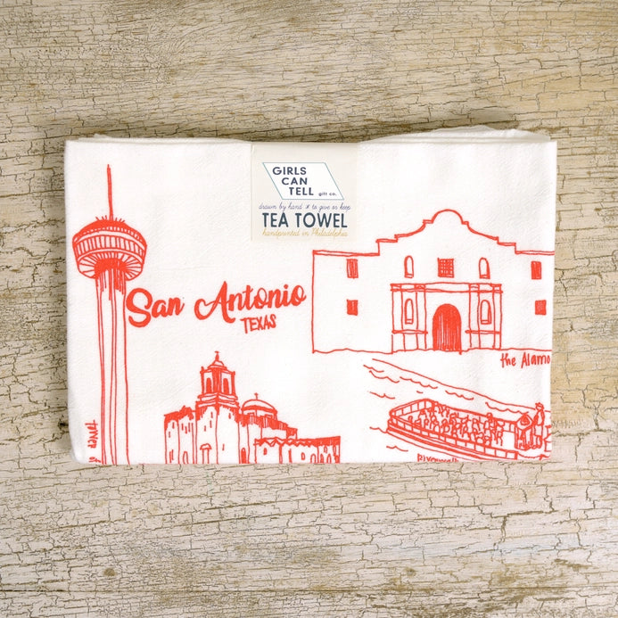 San Antonio Texas Tea Towel