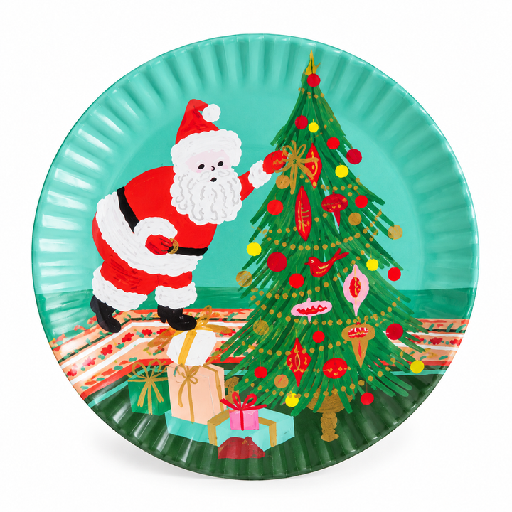 Santa Melamine Plate