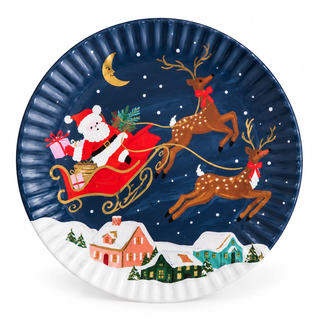 Santa Melamine Plate