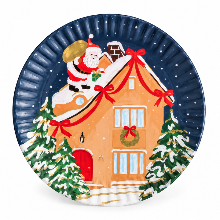 Santa Melamine Plate