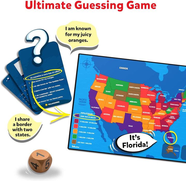 Skillmatics Scout It Out! Geography Trivia Game