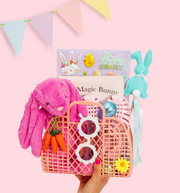 Sun Jellies - Small Retro Basket - Bubblegum Pink