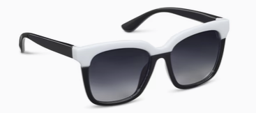 Peepers Polarized Sunglasses Frenchy Black White