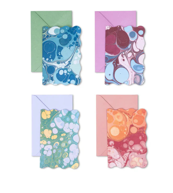Marble Notecards Set