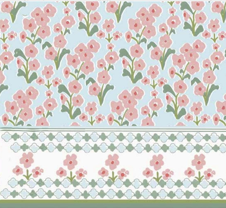 Pomegranate Pink Posey Tea Towels