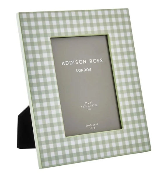 Addison Ross Lacquer Photo Frame Gingham