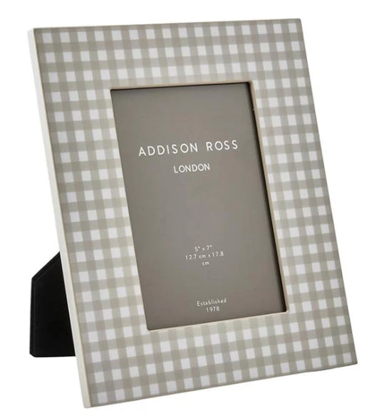 Addison Ross Lacquer Photo Frame Gingham