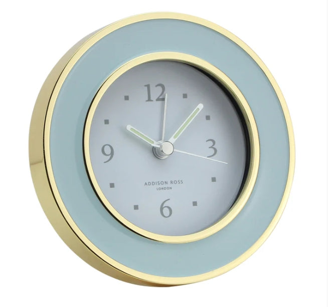 Addison Ross Round Silent Alarm Clock