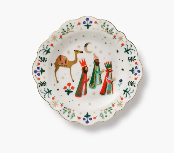 Rifle Paper Co. Nativity Porcelain Dessert Plate