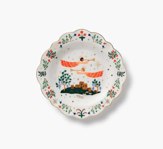 Rifle Paper Co. Nativity Porcelain Dessert Plate
