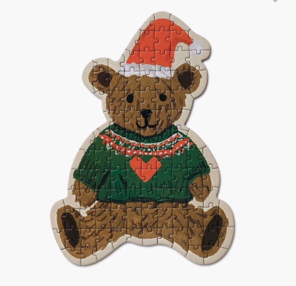 Rifle Paper Co. Beary Christmas Mini Jigsaw Puzzle