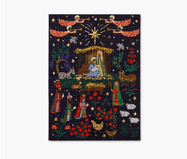 Rifle Paper Co. Nativity Mini Jigsaw Puzzle